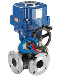 Q944電動三通球閥(三通L型) Q944電動三通球閥(三通L型)