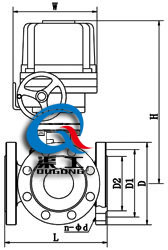 電動三通球閥(配HR執行器) 電動三通球閥(配HR執行器)