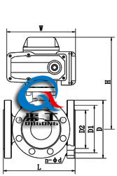 電動三通球閥(配HQ執行器) 電動三通球閥(配HQ執行器)
