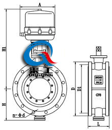 電動三偏心蝶閥 (法蘭式) 電動三偏心蝶閥 (法蘭式)
