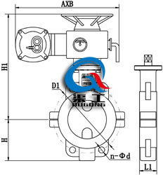 電動襯氟蝶閥 (對夾式) 電動襯氟蝶閥 (對夾式)