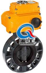 SD971電動塑料蝶閥 SD971電動塑料蝶閥