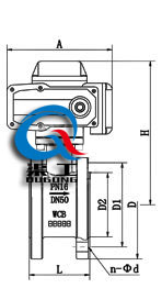 電動超薄球閥 (配HR執行器) 電動超薄球閥 (配HR執行器)