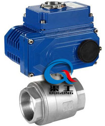 Q911內螺紋電動球閥 (二片式) Q911內螺紋電動球閥 (二片式)