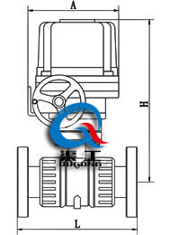 電動塑料球閥 (法蘭式) 電動塑料球閥 (法蘭式)