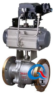 氣動調(diào)節(jié)球閥 (配YT1000R定位器) 氣動調(diào)節(jié)球閥 (配YT1000R定位器)