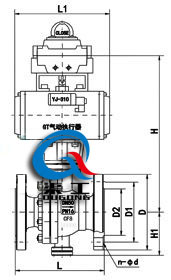 防爆型氣動球閥 (固定式閥體) 防爆型氣動球閥 (固定式閥體)