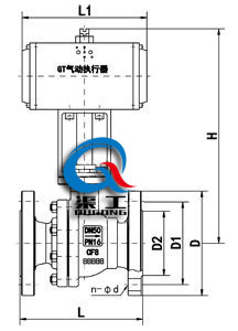 氣動高溫球閥 (浮動式閥體) 氣動高溫球閥 (浮動式閥體)