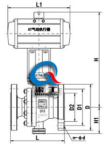 氣動高溫球閥 (固定式閥體) 氣動高溫球閥 (固定式閥體)