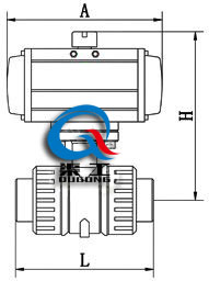 氣動塑料球閥(螺紋) 氣動塑料球閥(螺紋)