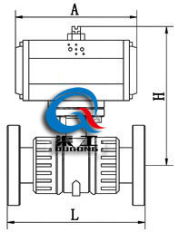 氣動塑料球閥(法蘭) 氣動塑料球閥(法蘭)
