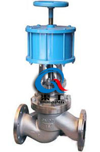 氣動(dòng)法蘭截止閥 (帶手輪) 氣動(dòng)法蘭截止閥 (帶手輪)