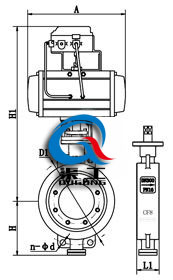 智能氣動蝶閥 (對夾式) 智能氣動蝶閥 (對夾式)