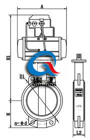 調節型氣動蝶閥 (軟密封) 調節型氣動蝶閥 (軟密封)