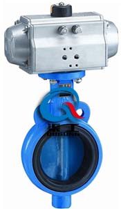 氣動襯膠蝶閥 (環氧樹脂涂層) 氣動襯膠蝶閥 (環氧樹脂涂層)