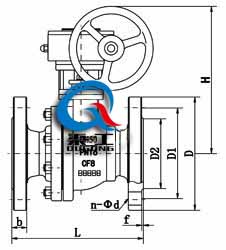 浮動式軟密封球閥 (蝸輪傳動) 浮動式軟密封球閥 (蝸輪傳動)