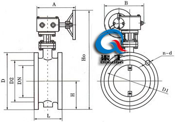 D341W手動通風蝶閥 (蝸輪傳動) D341W手動通風蝶閥 (蝸輪傳動)