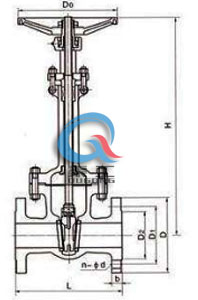 手動低溫閘閥 結構尺寸圖 手動低溫閘閥 結構尺寸圖