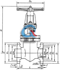 真空閘閥 尺寸圖 真空閘閥 尺寸圖