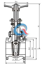 JIS日標(biāo)法蘭閘閥 結(jié)構(gòu)尺寸圖 JIS日標(biāo)法蘭閘閥 結(jié)構(gòu)尺寸圖