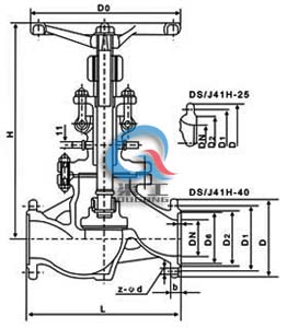 DS/J61H水封截止閥 DS/J61H水封截止閥