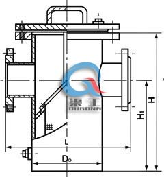 直通籃式過濾器 (結(jié)構(gòu)圖) 直通籃式過濾器 (結(jié)構(gòu)圖)