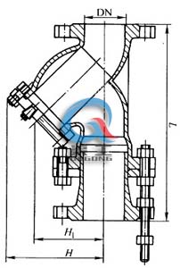 Y型伸縮過濾器 結構圖 Y型伸縮過濾器 結構圖
