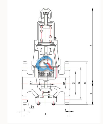 低溫減壓閥結(jié)構(gòu)圖 低溫減壓閥結(jié)構(gòu)圖